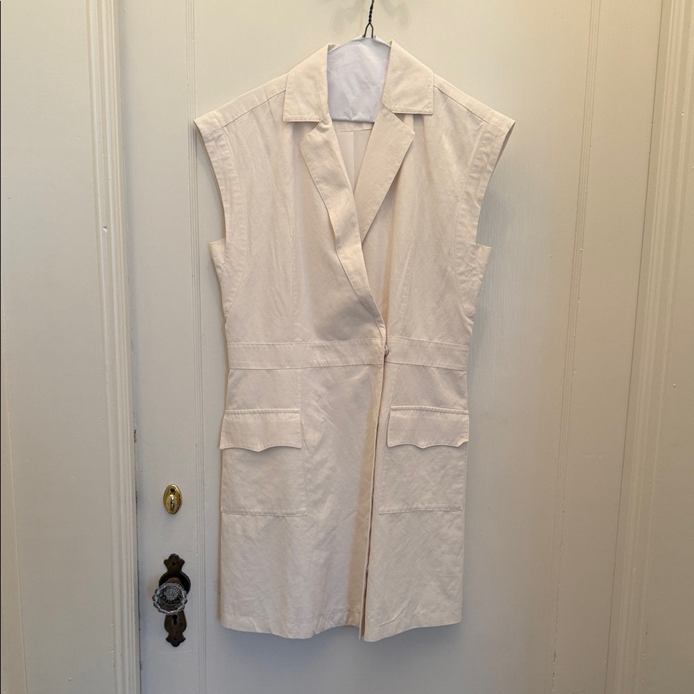 Marie Oliver Cream Mini Dress